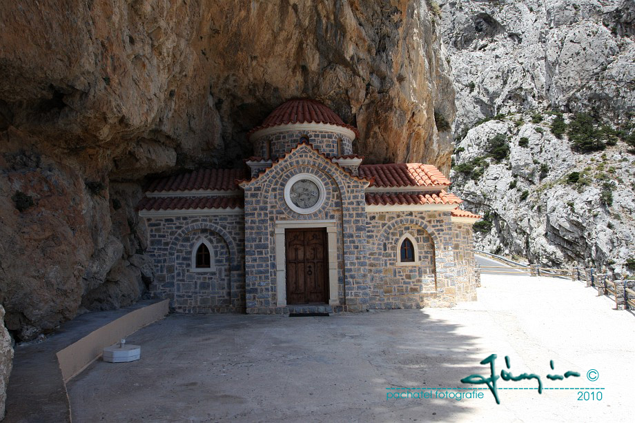 06 - soutěska Kotsifou - kostelík Agios Nikolaos